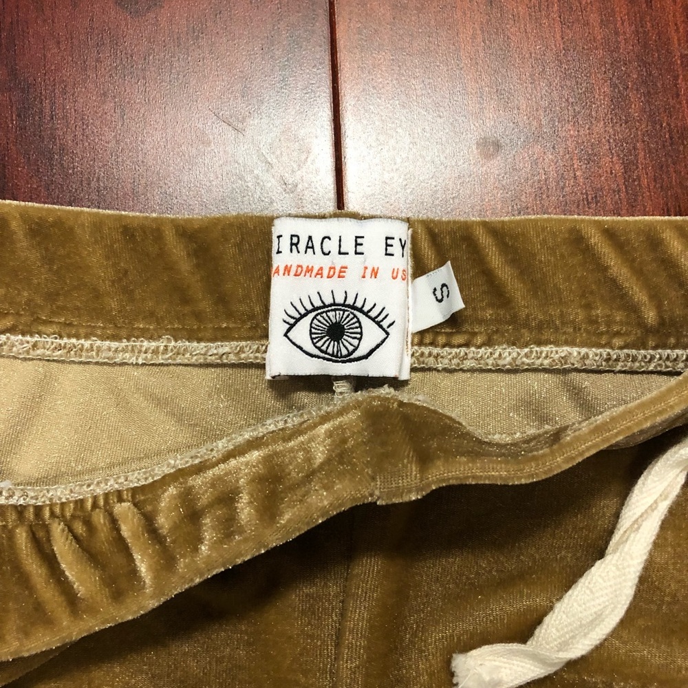 Lace-up Velvet Festival Shorts, Small